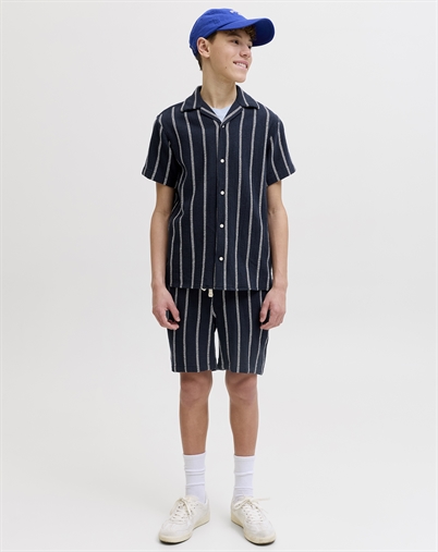Jack & Jones Junior - JJECoba Kortærmet Skjorte - Sky Captain